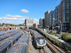 Davisville station viewed from the south