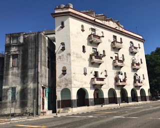 Soviet style building architecture in Havana