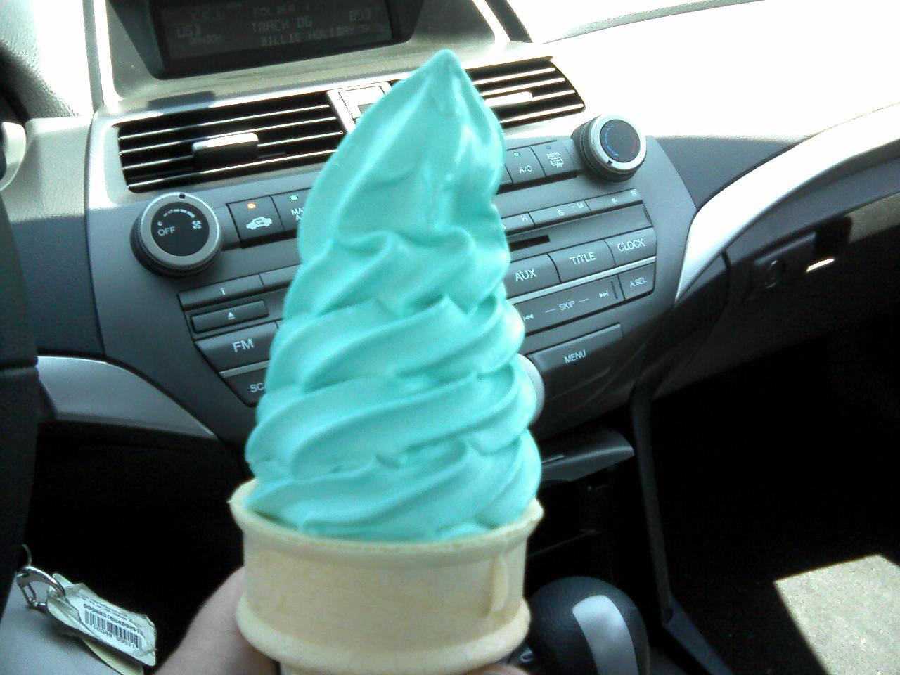 Erie's Blue Moon Ice Cream