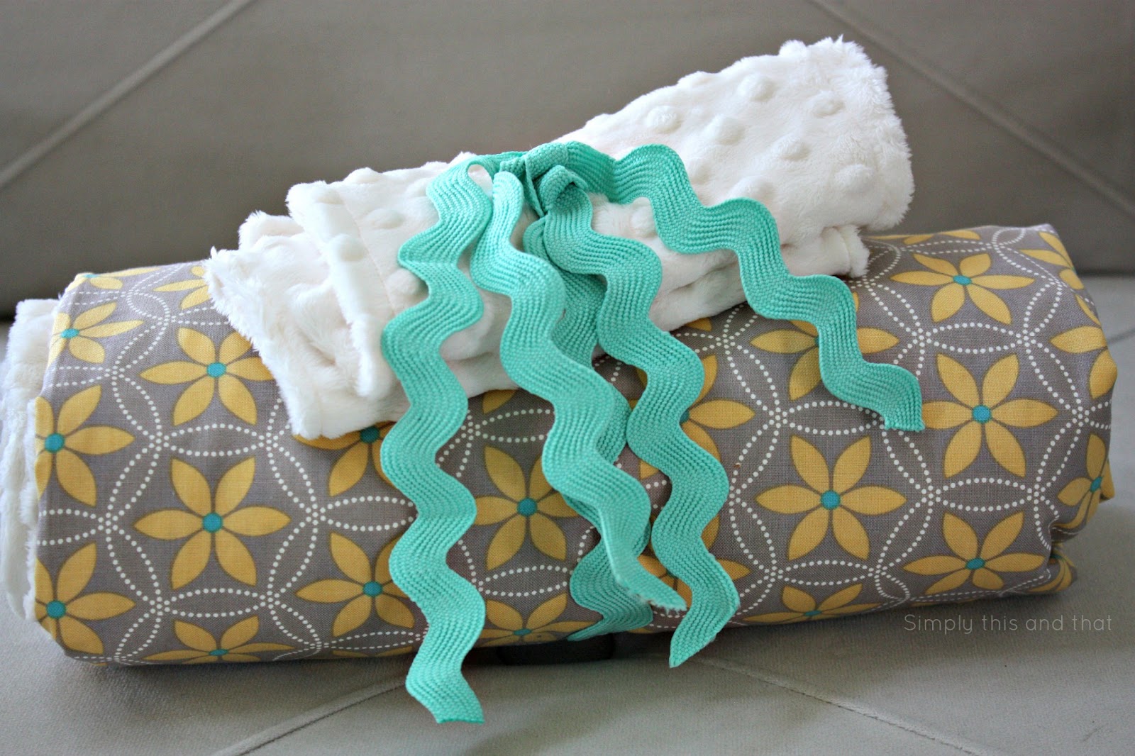 Simply This and that Simple Baby Blanket Gift