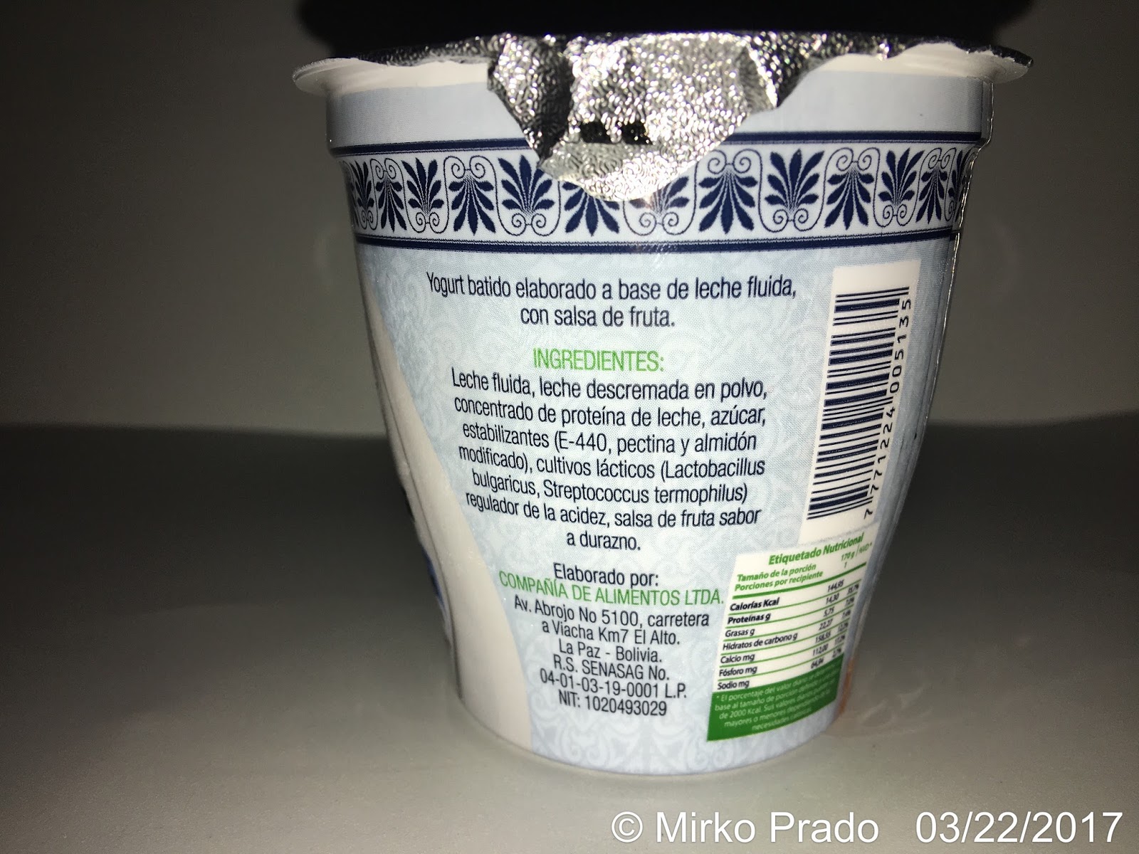 Opiniones sobre productos, establecimientos y lugares en BOLIVIA Yogur