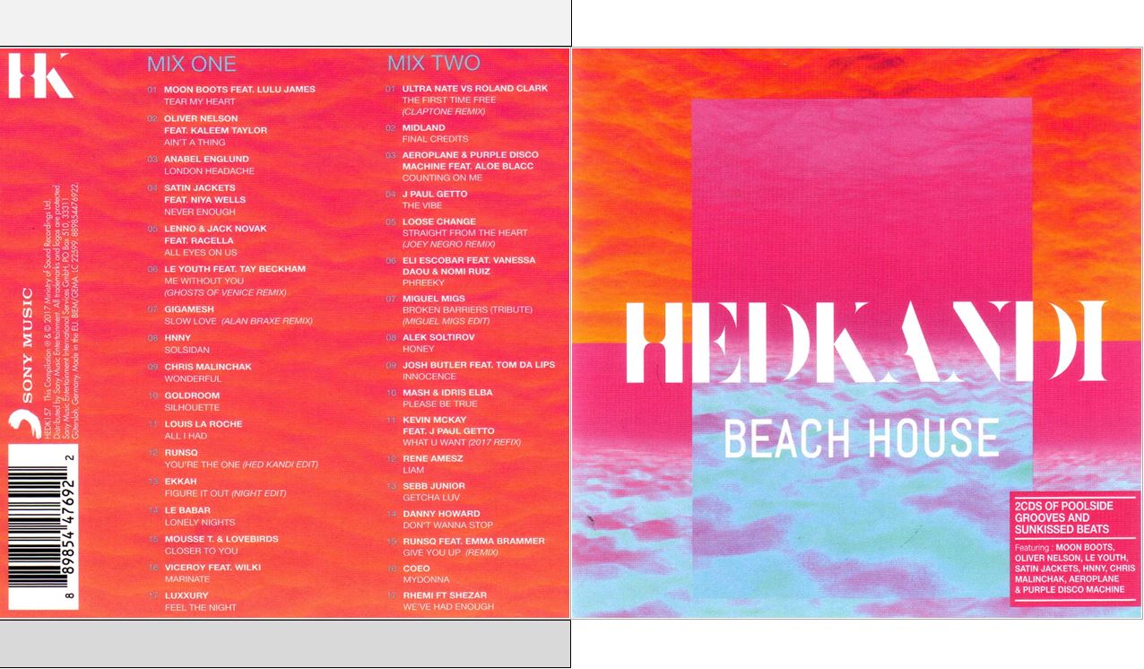 MUSICOLLECTION HED KANDI Beach House 2017