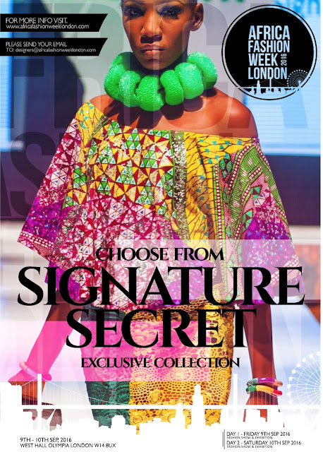 Signature Secret to showcase at Africa Fashion Week London 2016