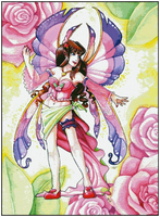 AMR-126 Spring Rose + PM HAED artwork by Amanda Robbins " AMR-126 Spring Rose + PM