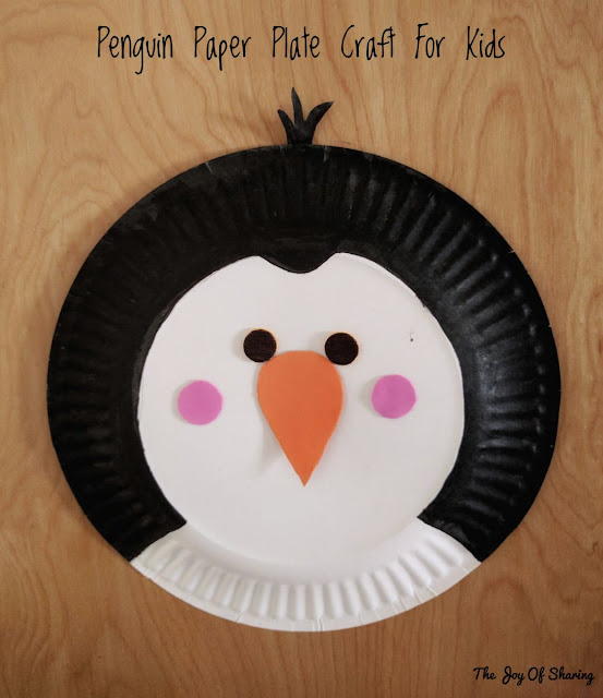 Craft for kids, Paper plate craft, penguin craft, kids craft, easy craft, fun craft, toddler craft, crafty mom, pengiun, Mr. Popper's Penguin