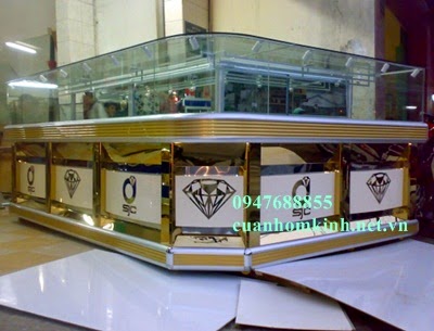 tủ trưng bày vàng bạc mẫu tủ vàng