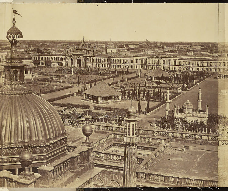 Panorama of Devastated Lucknow after Indian Mutiny, Taken from Great Imambara - 1858