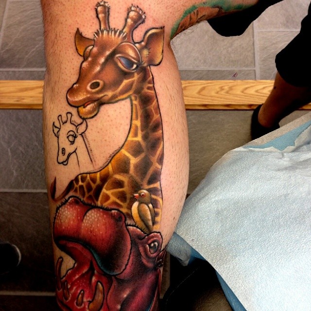 tatuagens incríveis de girafas tatuagens incríveis de girafas