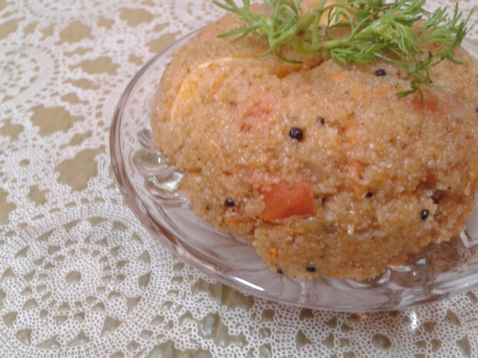 Carrot Upma Recipe Yummilicious food....