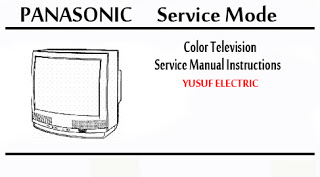 Service Mode TV PANASONIC Segala Type _ Color Television Service Manual Instructions