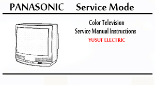 Service Mode TV PANASONIC Berbagai Type.