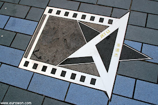 Estrella de Jet Li en la Avenida de las Estrellas de Hong Kong