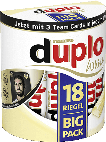 2018 Info Cards WM Cartophilic Exchange: Riegel ~ DFB Ferrero - Products (03) / Football Kinder - Team