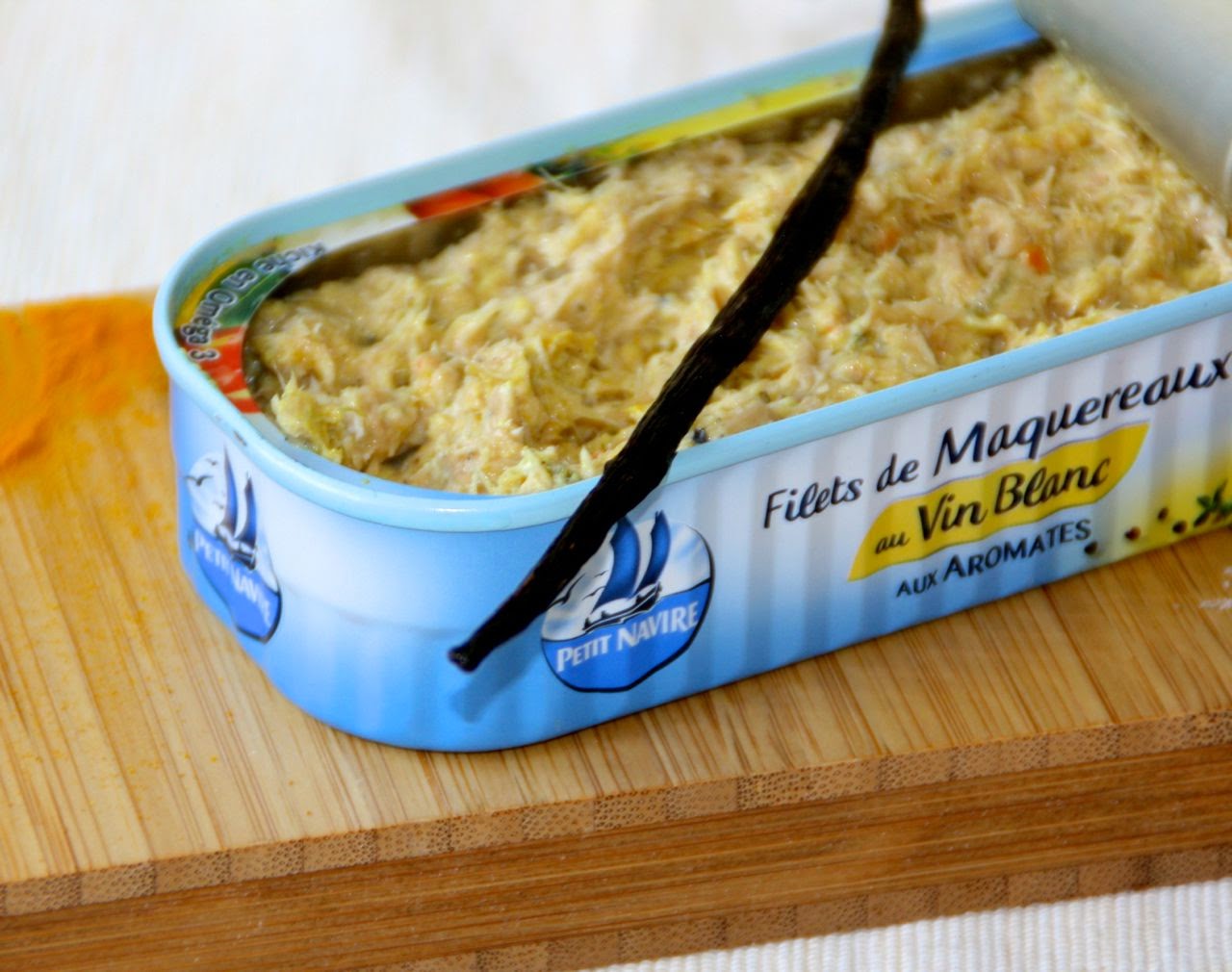 Marie cuisine pour 6: RILLETTES DE MAQUEREAUX VANILLE-CURCUMA