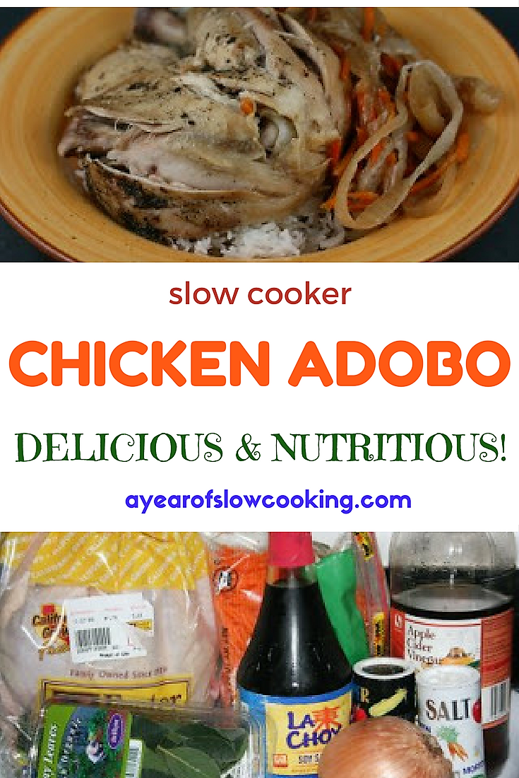 CrockPot Chicken Adobo Recipe A Year of Slow Cooking