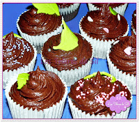 CUPCAKES DE CHOCOLATE Y MENTA