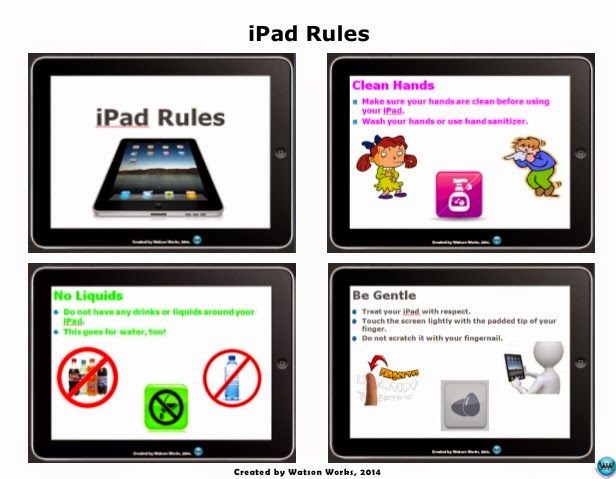http://www.teacherspayteachers.com/Product/iPad-Rules-Handout-for-Elementary-1222418