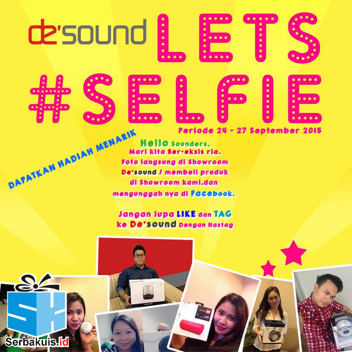 Kontes Foto De'sound Lets Selfie Berhadiah Menarik