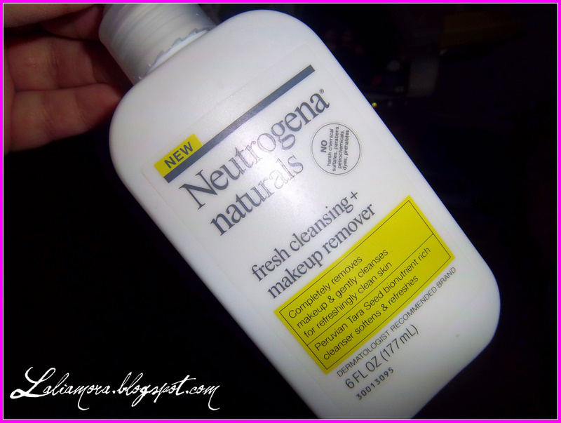 . Neutrogena Naturals face wash and makeup remover