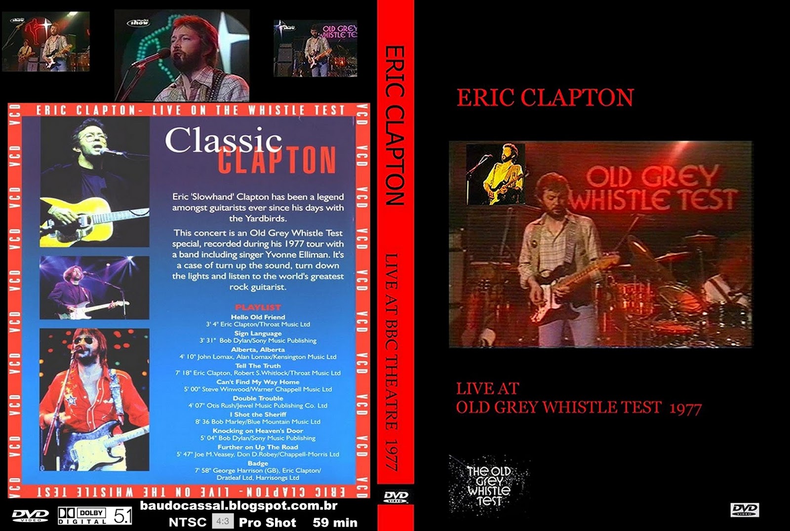 Baú Do Cassal Eric Clapton Old Grey Whistle Test 1977