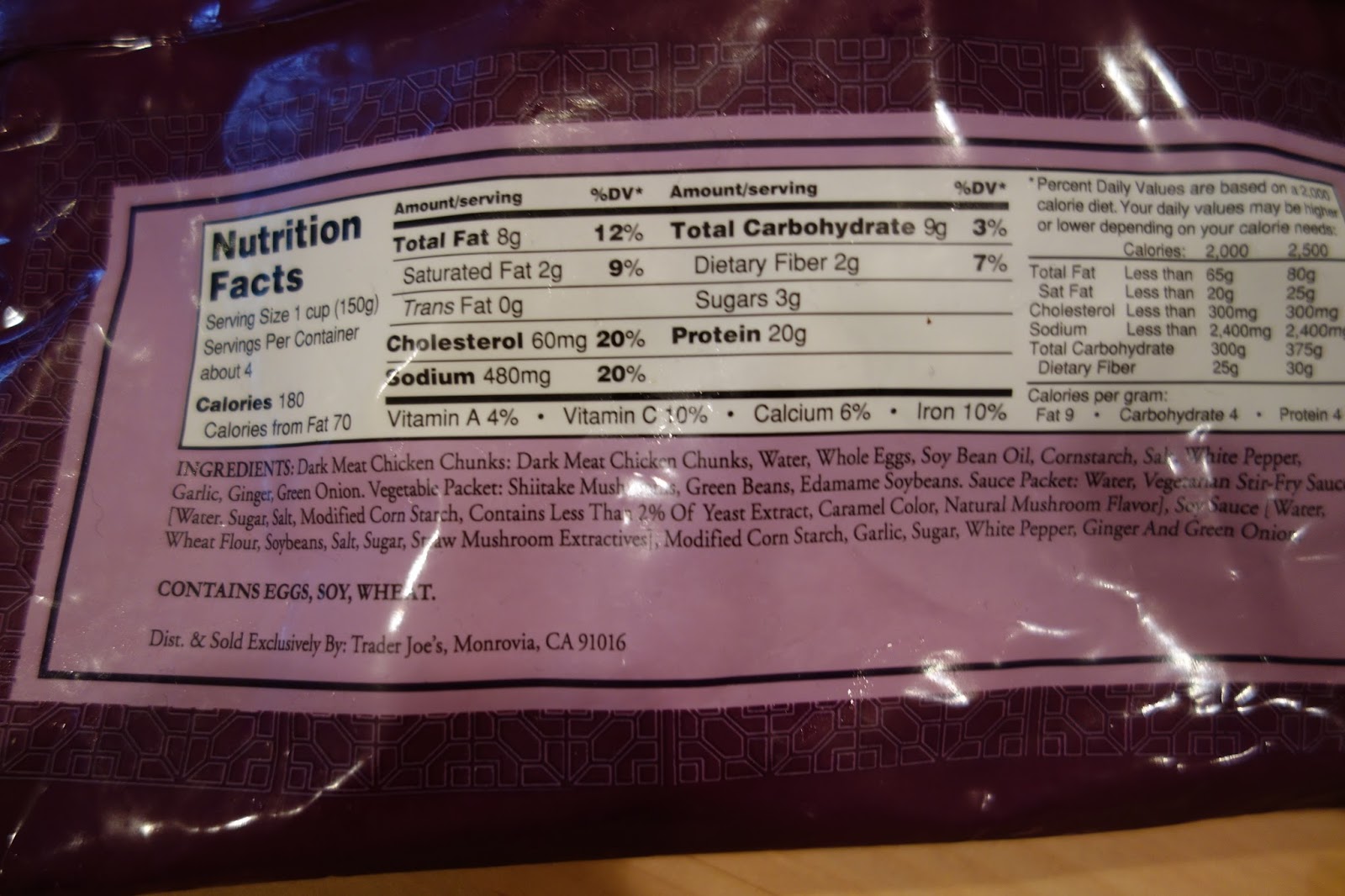 Trader Ming's Shiitake Mushroom Chicken