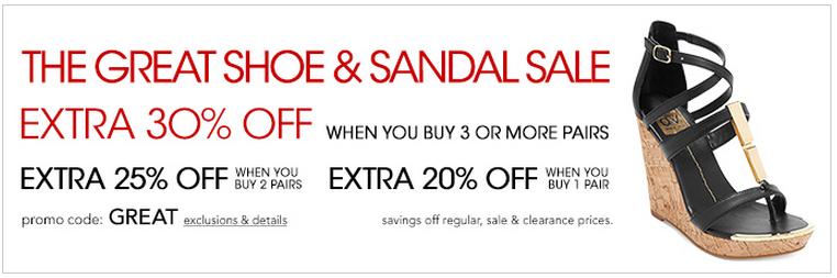Macy&#39;s Shoe Sale: Extra 20% - 30% Off Sale Prices | Your Retail Helper