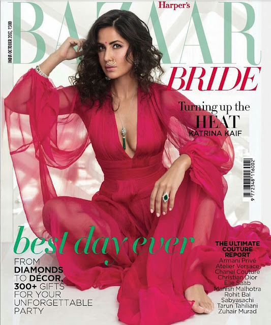 Katrina Kaif On Harper's Bazaar Bride October 2017 Cover