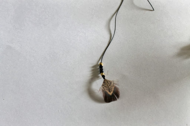 feather, how to do necklace, many ideas