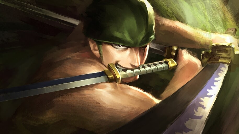 Zoro, Katana, 3 Sword Style, One Piece, 4K, #6.84