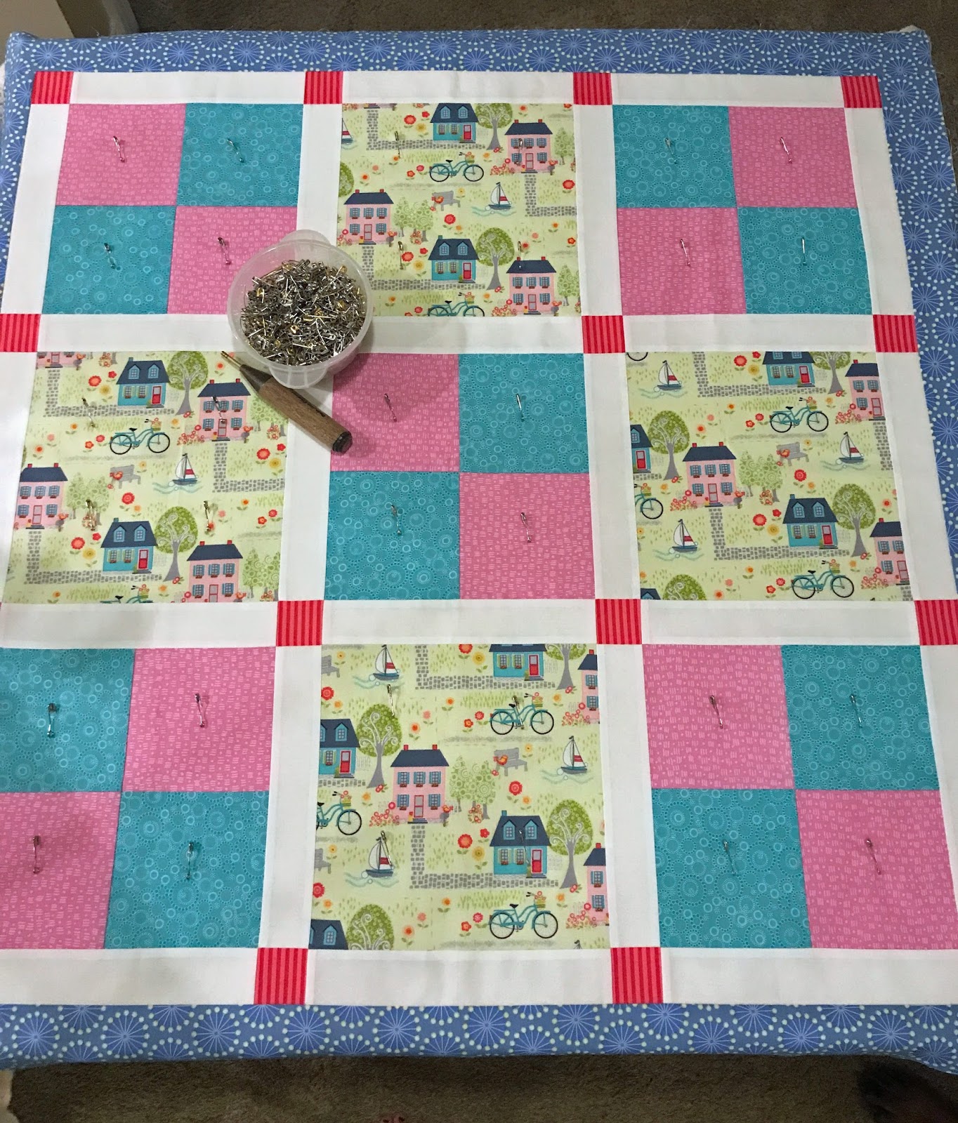 Cheeky Cognoscenti Beginner Quilting Class Sample Finished and Delivered!