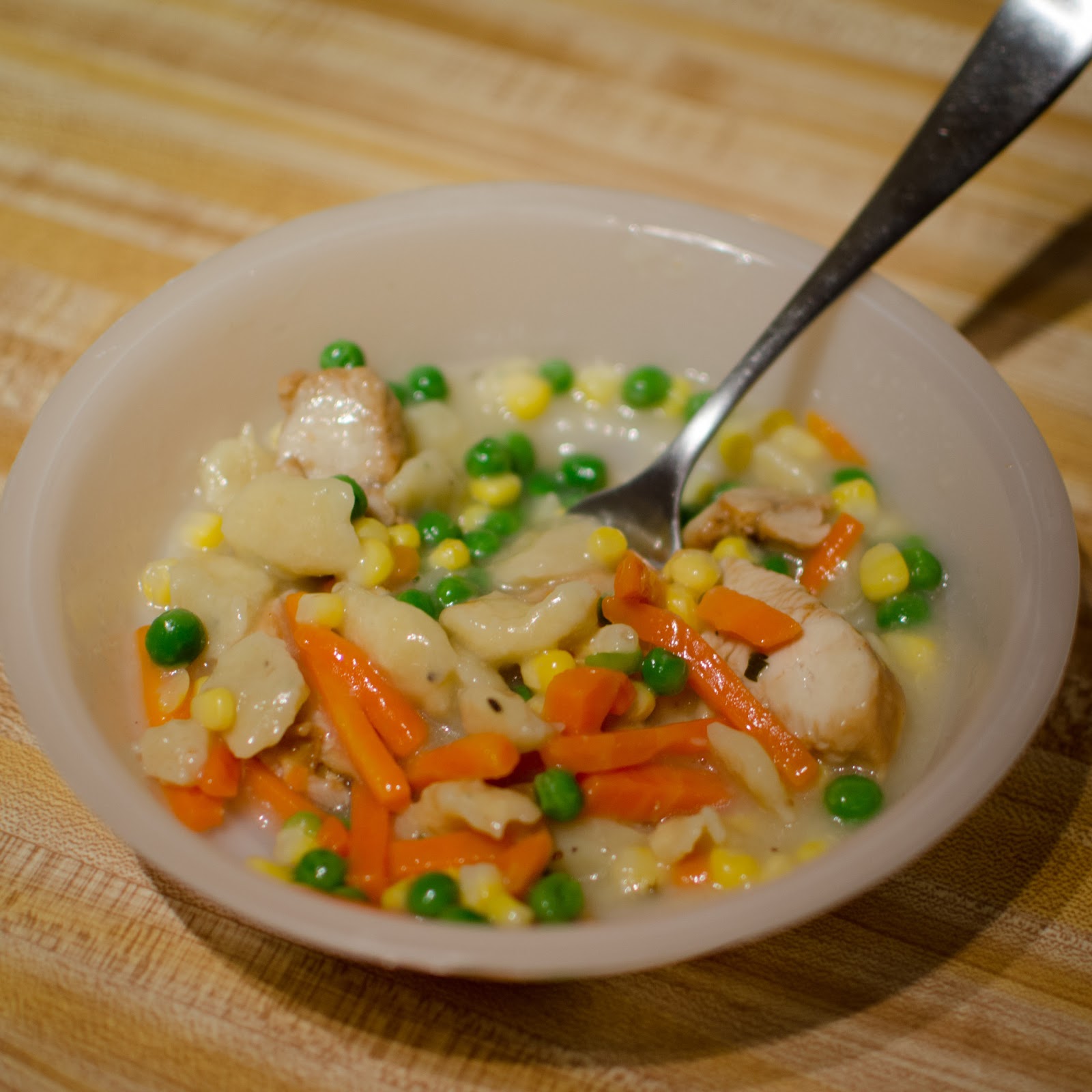 What's for lunch WednesdaysHealthy Choice Crustless Chicken Pot Pie