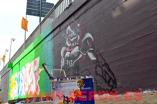Pinturas Titan para preparar los graffitis