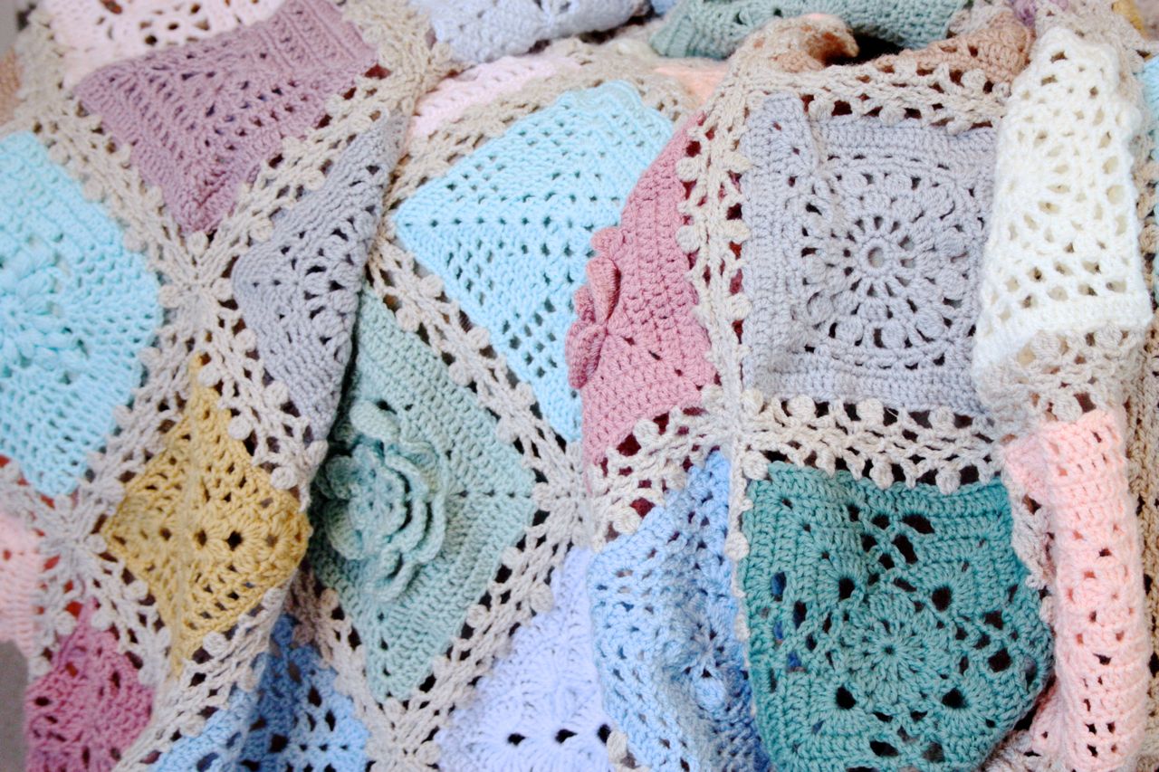 Vintage Sampler Blanket