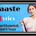VAASTE JAAN BHI DOON LYRICS - Hindi Single Tracks