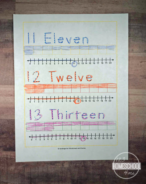 Teen Number Sense Worksheets Teen Number Sense Worksheets