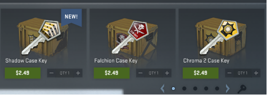 how to get cs go case keys