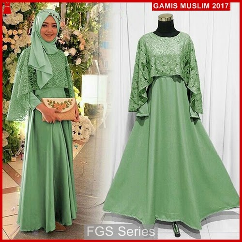 FGS48 Gamis Kaftan Model Gamis Modis BMGShop