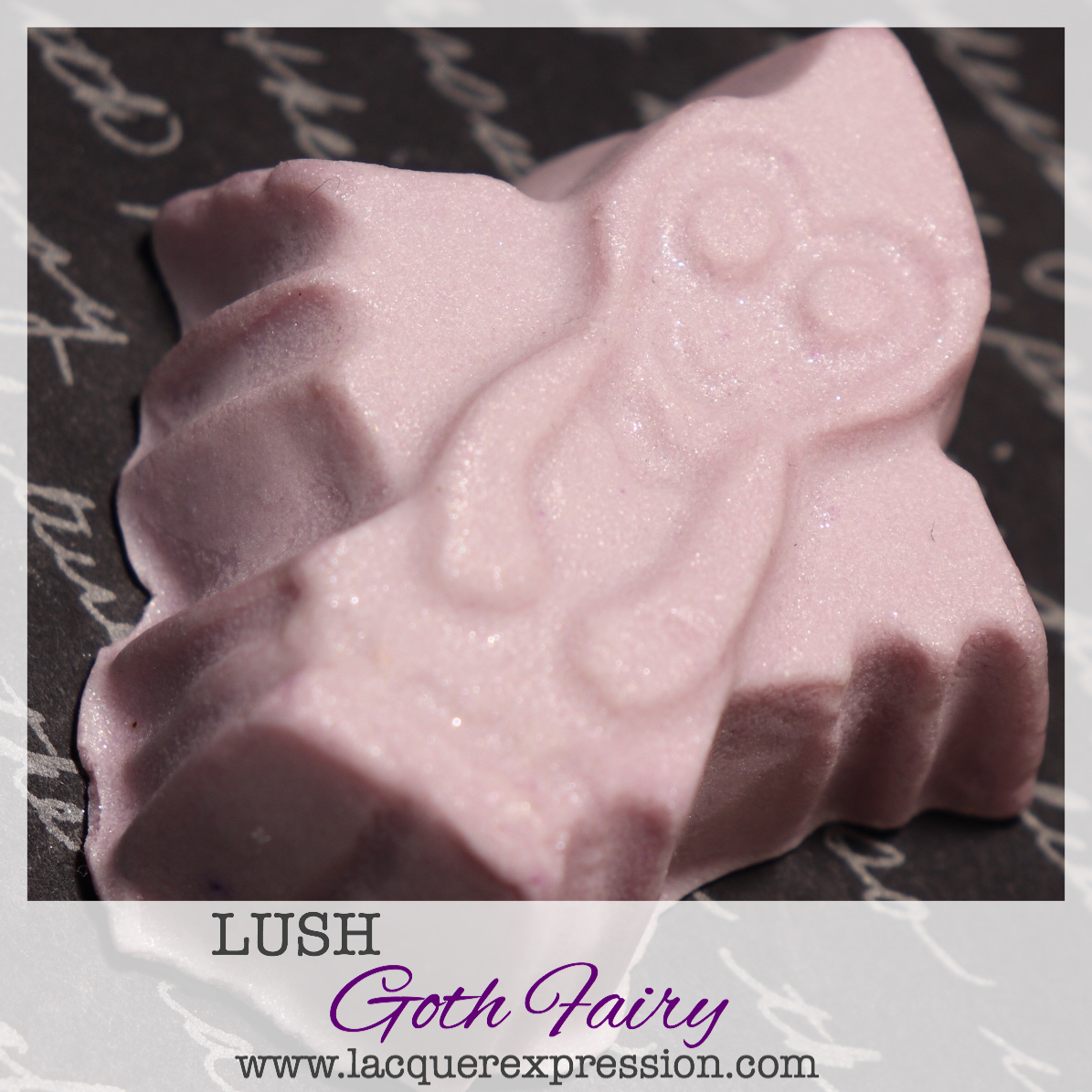 Manic Beauty Monday LUSH Goth Fairy Shimmer Bar LacquerExpression