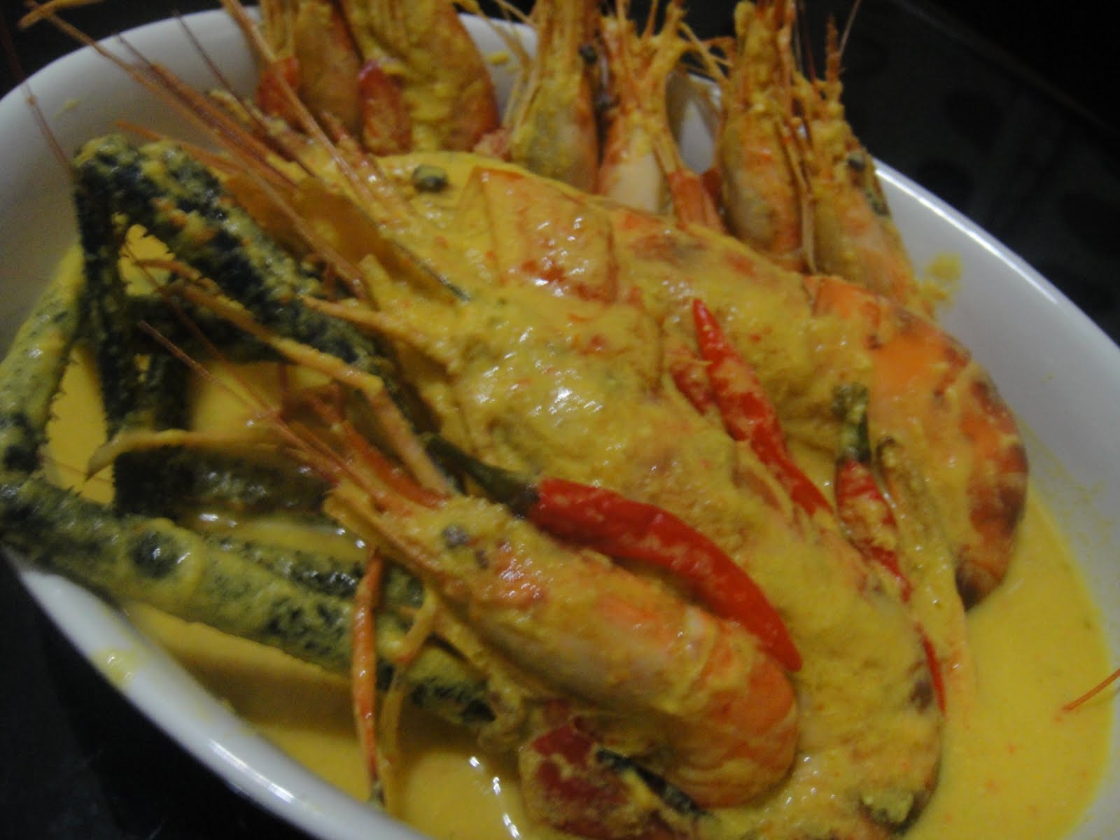Ide 22+ Cara Membuat Udang Masak Lemak Cili Api