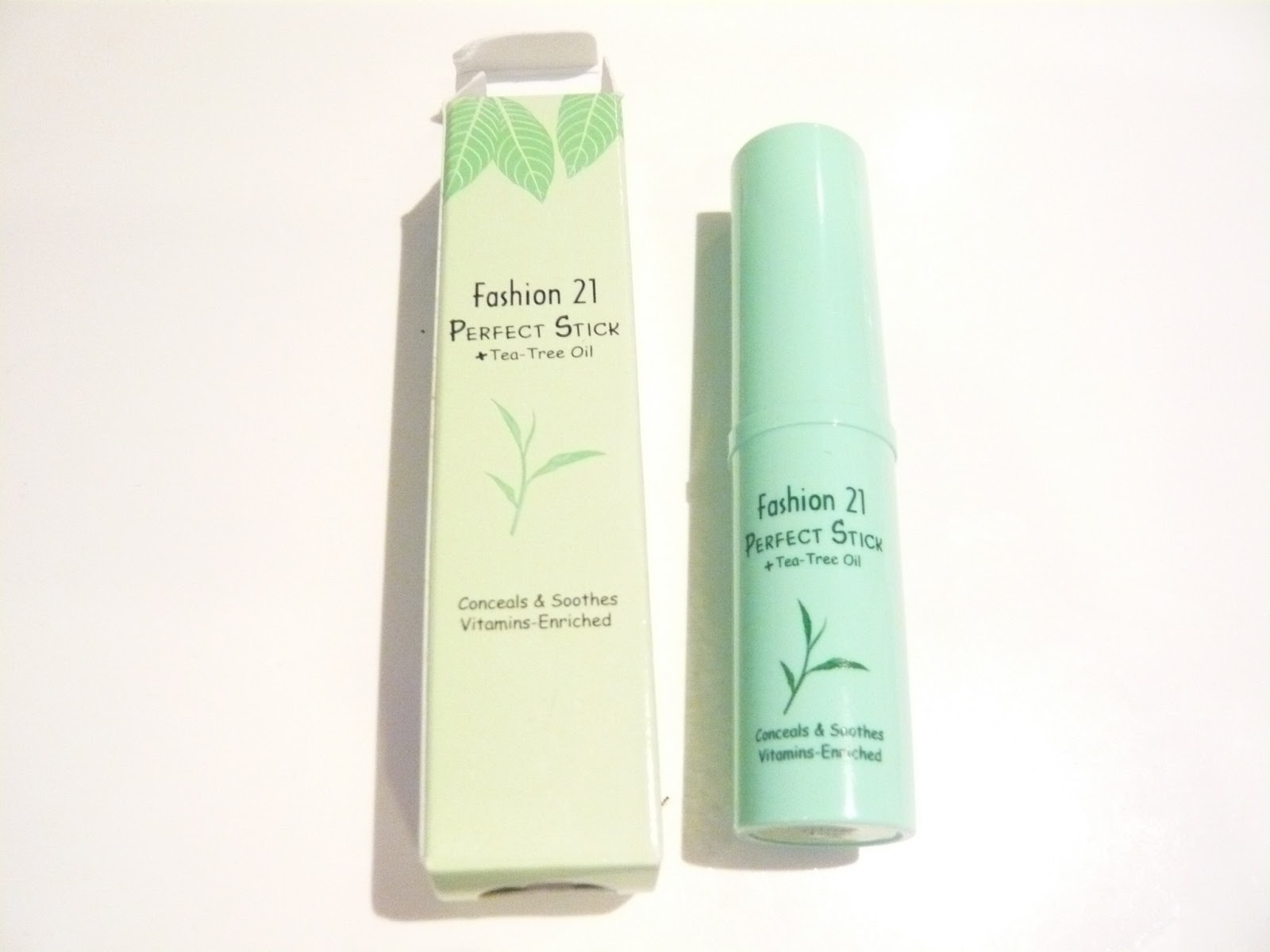 BEAUTYWITHLEX REVIEW ON FASHION 21 PERFECT STICK + TEA TREE OIL (IN