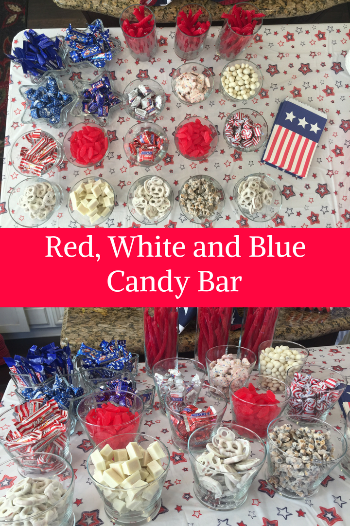 Red, White and Blue Candy Bar