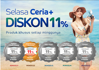 Belanja di elevenia gratis voucher 1 juta