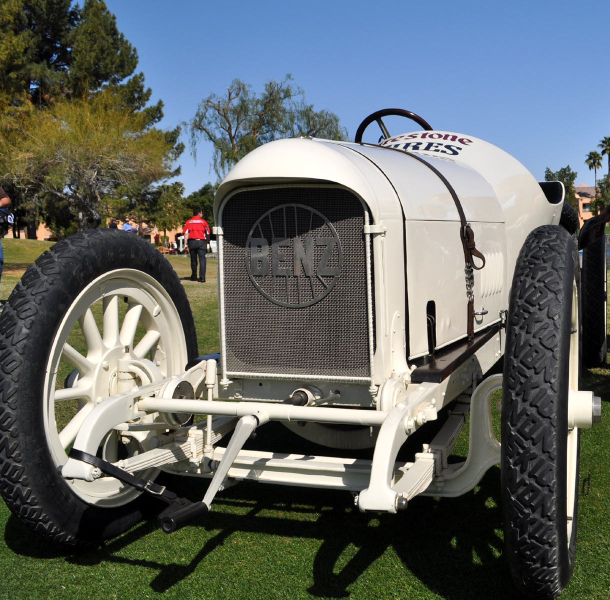 New Style Car A Barney Oldfield / Firestone Tires Benz! Very cool!