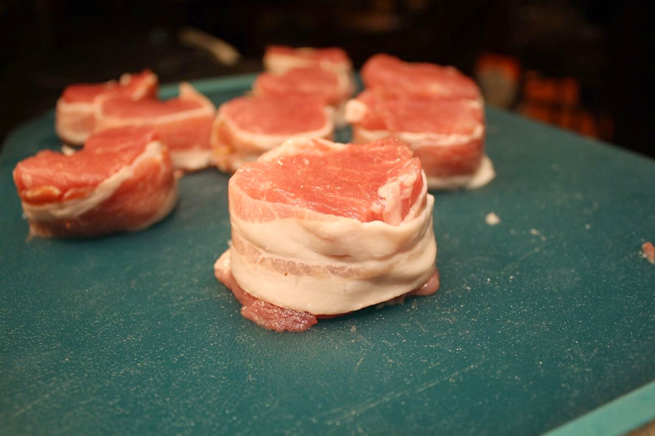 The Roediger House Meal No. 1232 BaconWrapped Pork Filet Mignons