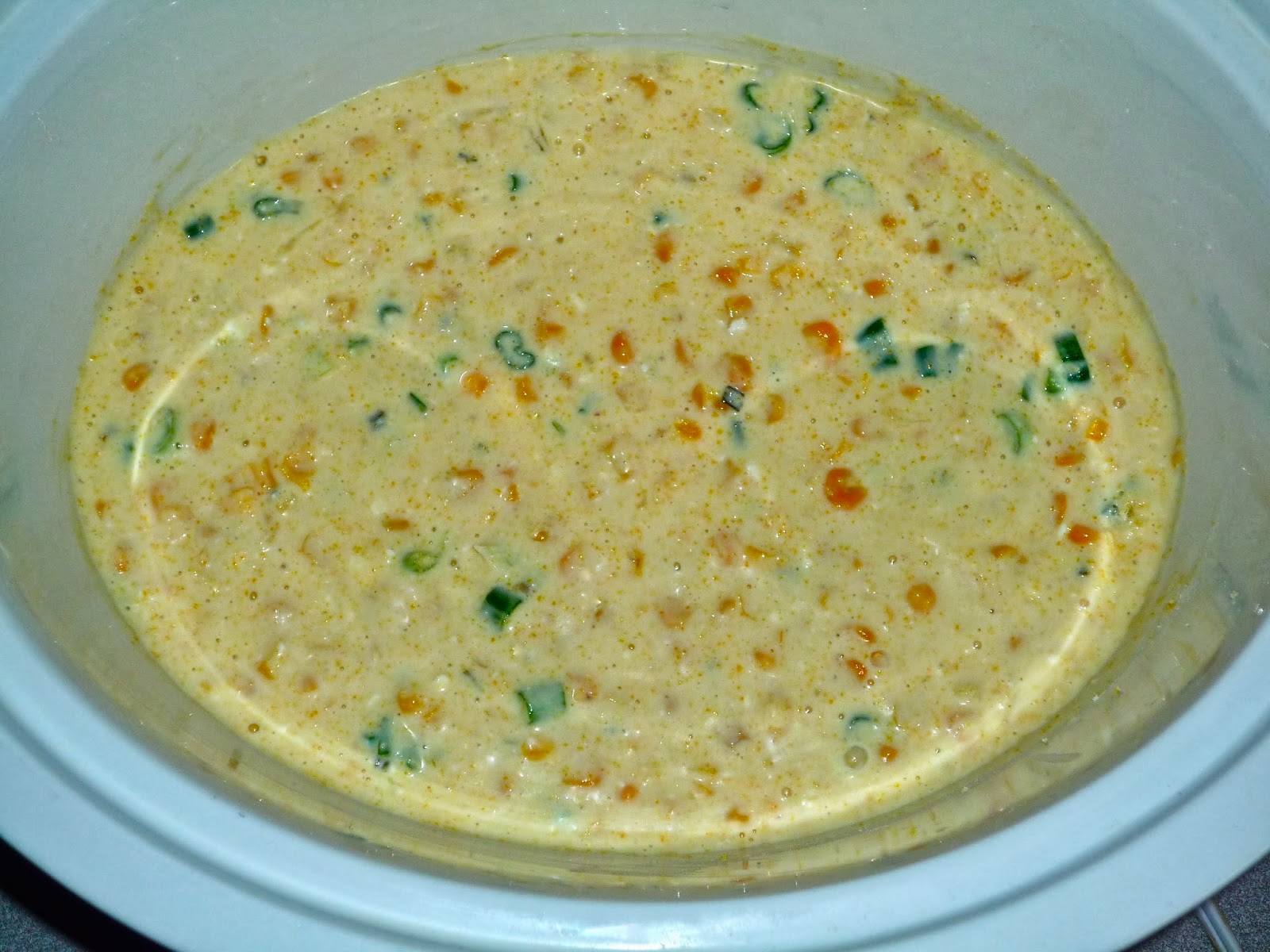 The Weekend Gourmet Slow Cooker Cheesy Chive Spoon Bread...Featuring