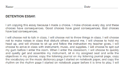 Behavior essays for students