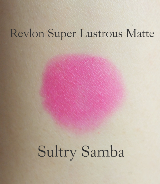 Revlon Super Lustrous Matte Sultry Samba swatch