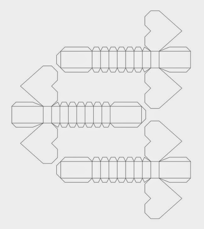 DIY Paper Craft 3D Love BLOG MAS GILANG