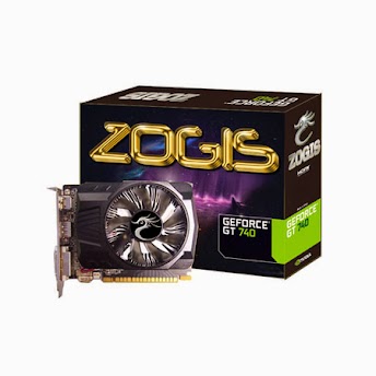 Placa de Vídeo VGA Zogis GeForce GT740 1GB DDR3 128 Bit 