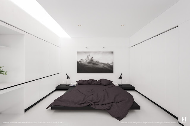 Desain Kamar Tidur Nuansa Hitam Putih Desain Kamar Tidur Nuansa Hitam Putih